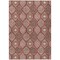 Edge Collections - 10' x 14' - Orange - Washable Floral Medallion Area Rug for Indoor and Outdoor Use - 1 Piece